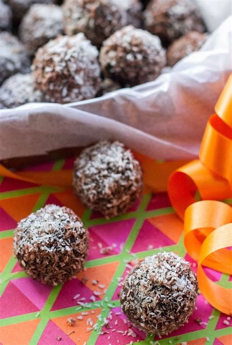 Powdered sugar, pecans, cocoa powder, and honey. Chocolate Rum Balls (Jaffa-Inspired) | Recipe | Rum balls ...