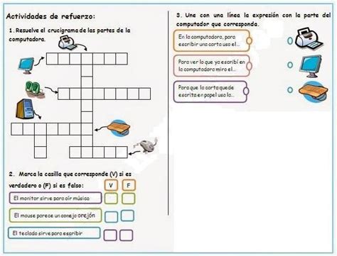 Crucigramas De Informatica Para Secundaria Resueltos Crucigrama