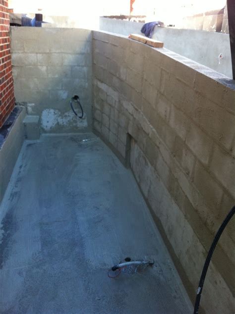 To fill any gaps, bag the wall by using sand & cement mix. Melbourne Waterproofing Company -Waterproofing Membranes ...