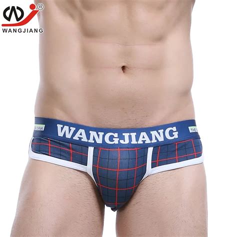 High Quality Male Underwear U Convex Pouch Brief Cotton Printing Sexy Shorts Gay Sleepwear