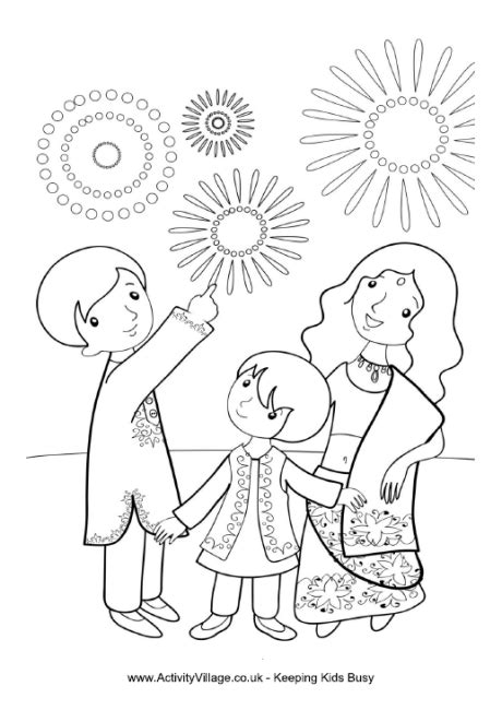 1.the lemon festival attract visitors from all over the country. Diwali Fireworks Colouring Page