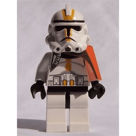 Lego Star Wars Clone Trooper Ep3 Yellow Markings And Pauldron