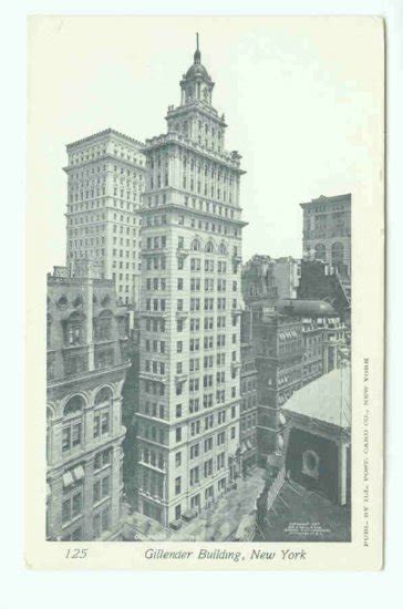 73613 Ny New York City Gillender Building Postcard