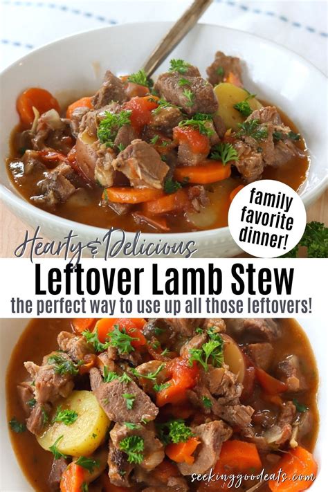 Leftover Lamb Stew Recipe In Leftover Lamb Recipes Lamb Stew