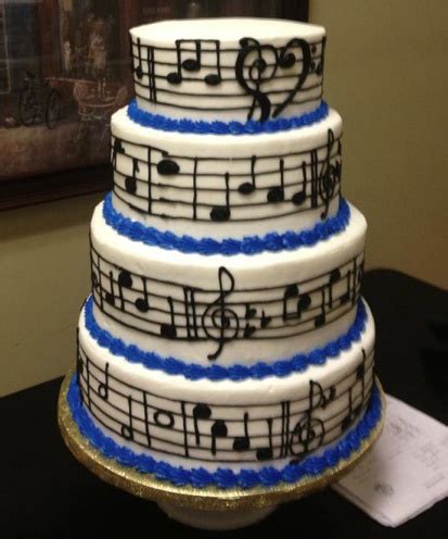 These horrifying fails are actually pretty. Music note wedding cake | Wedding Ideas | Pinterest ...