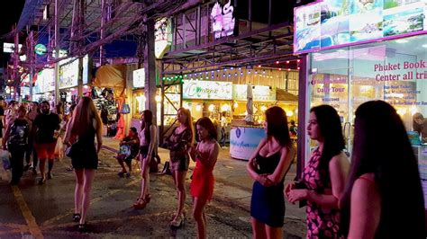 Bangla Road Walking Tour Patong Phuket Thailand 2024 4k