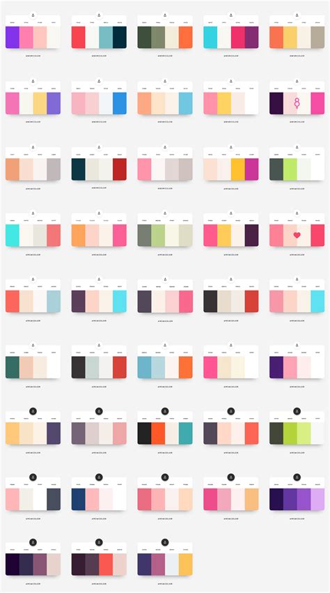 Different Color Palettes