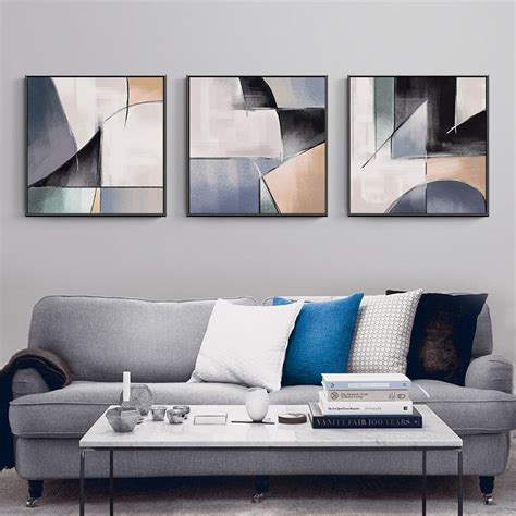 Posters And Prints Home And Garden Geometric Abstract Canvas Poster Print