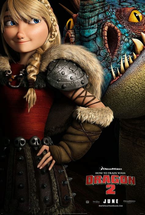New Httyd 2 Poster Featuring Astrid And Stormfly How To Train Your