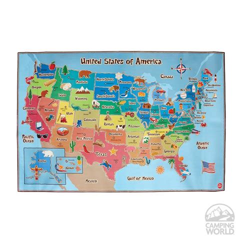 Kids Dry Erase Usa Wall Map Map Wall Decal Usa Map Wall Decal