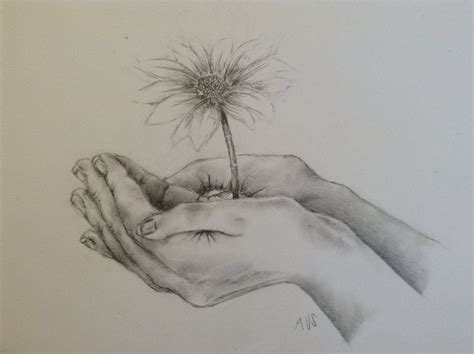 Holding Flowers Drawing Reference Pic Mayonegg