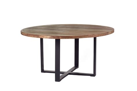 Online 20th century modern art & design showroom, specialized in industrial furniture and dutch modernism. Hand Made Industrial Modern Round Dining Table, Rustic ...