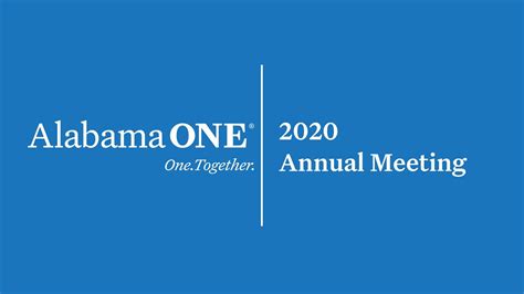 2020 Alabama One Annual Meeting Live Youtube
