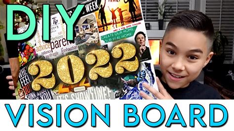How To Make A Vision Board 2021 Simple Youtube