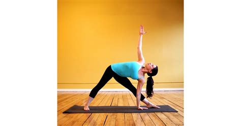 Open Triangle Pose Yoga For Muffin Top Popsugar Fitness Photo 8