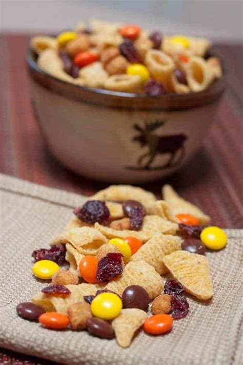 For more ideas, check out my pinterest boards. Fall Snack Mix Recipe - So Very Blessed