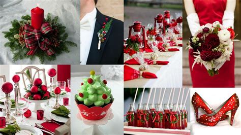 43 ornaments wedding decor ideas. Christmas Inspired Red & Green Theme Wedding | Wedding ...