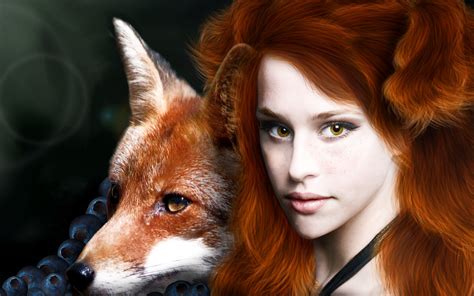 red fox girl