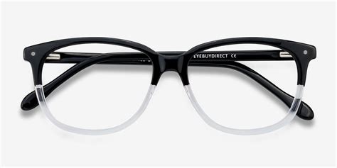 Escape Daring Two Tone Frames In Modern Look Eyebuydirect Black