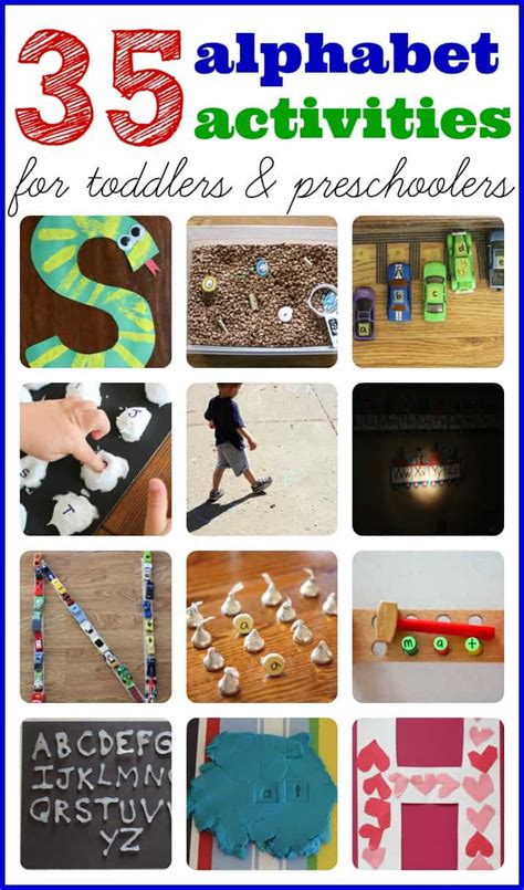 Children love art and colors. 35+ Alphabet Activities for Toddlers and Preschoolers