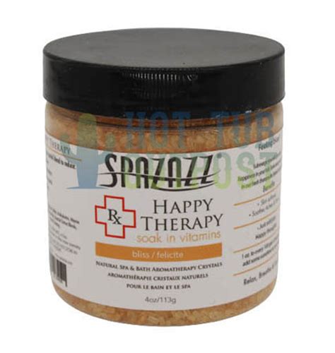 spazazz rx happy therapy fragrance 4 oz aromatherapy crystals spazazz happy 4oz