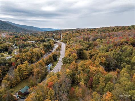 Upstate Ny Fall Foliage Map Adirondack Mountains Hitting Peak Autumnal