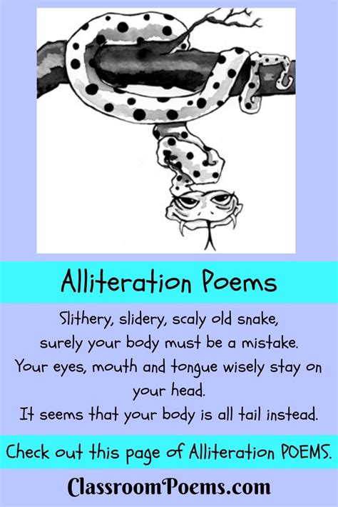 70 Best Of Alliteration Poems For Kids Poems Ideas