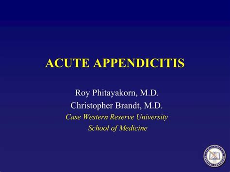 Ppt Acute Appendicitis Powerpoint Presentation Free Download Id454705