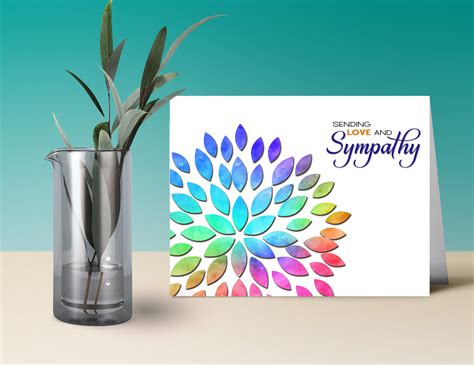 Sympathy Card Printable Downloadable Sympathy Card Digital Etsy