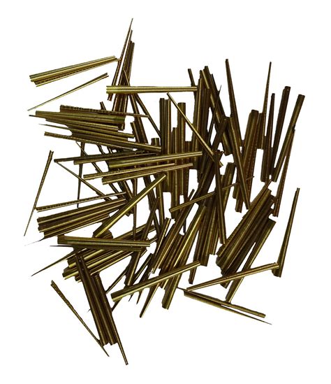 Tapered Brass 1 Pin Assortment 100 Pack Griffens Clock Parts And