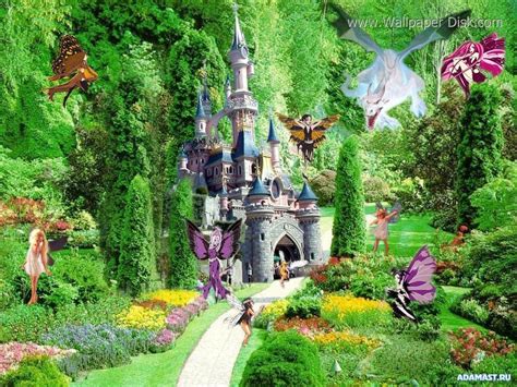 Fairy Garden Wallpapers Top Free Fairy Garden Backgrounds