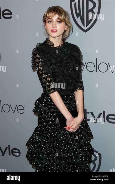 Beverly Hills Los Angeles Ca Usa January 07 Natalia Dyer At The