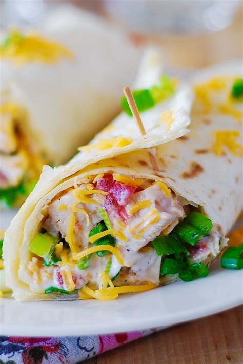 We have recipes for most of these tortilla types on our site, so i'll link to the recipe page where appropriate. Mexican chicken wraps - Julia's Album