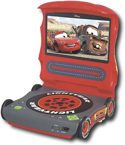 Best Buy Disney Cars 7 Portable Dvd Player Redblack C7100pd