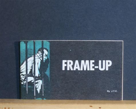 The Frame Up 67 By Jack T Chick As New Soft Cover 1972 1st
