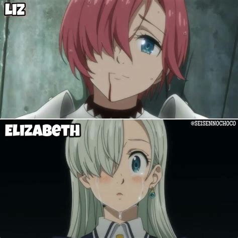 Liz Is Pretty Prettier Than Elizabeth Seven Deadly Sins Anime Seven