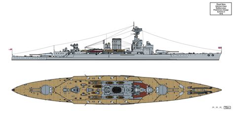 Battlecruiser Design 1916 Scheme 4 By Tzoli On Deviantart