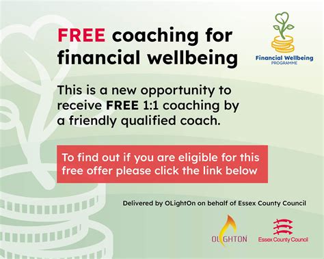 Coaching For Financial Wellbeing For Braintree Residents Community 360