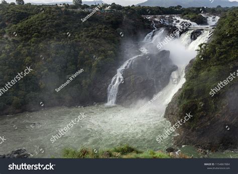 Shivanasamudra Waterfalls Karnataka Stock Photo 1154867884 Shutterstock