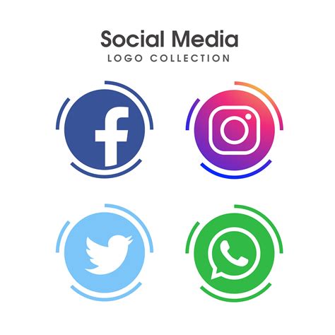 Social Media Icon Design Collection 676536 Vector Art At Vecteezy