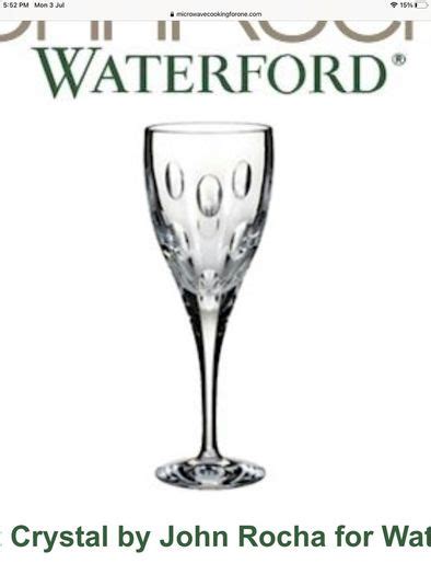 Waterford Crystal Wine Glasses John Rocha Imprint For Sale In Naul