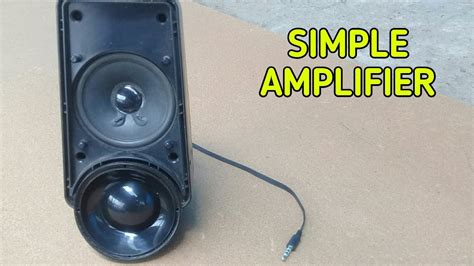 How To Make Speaker Amplifier At Home Amplifier Kaise Banaye AUX To