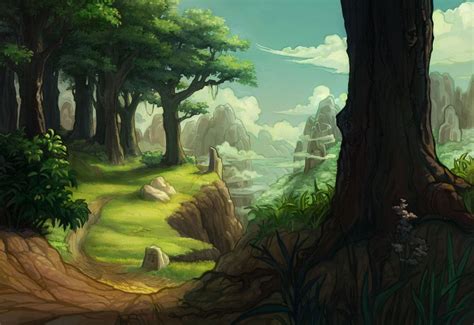 Winding Path By ~dawnelainedarkwood On Deviantart Landscape Drawings