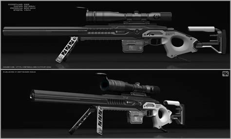 Csr Concept Of Sci Fi Sniper Rifle By Peterku On Deviantart