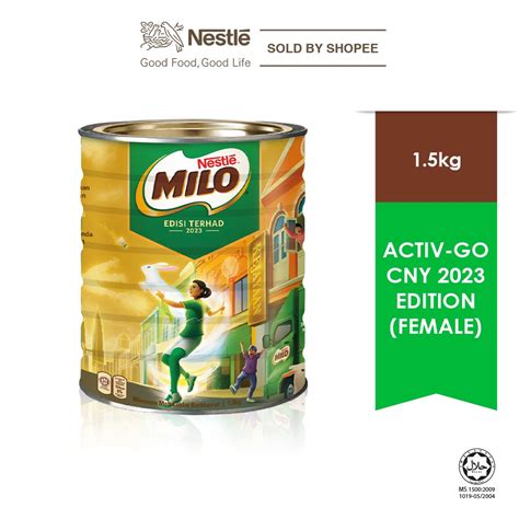 Milo 2023 Cny Gold Rabbit 15kg Tin Assorted Female Male Limited