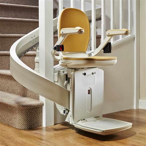 Efficient repair of chair lift. New Acorn Brooks 180 Curved Stairlift | Multicare ...