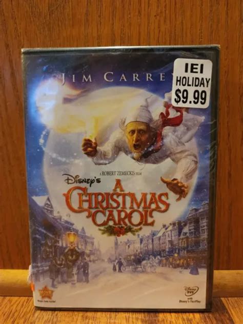 Disneys A Christmas Carol Dvd 2010 Jim Carrey Brand New Factory