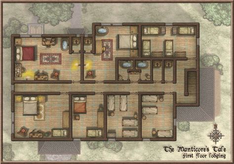 Fantasy City Fantasy Map Medieval Fantasy Building Map Building