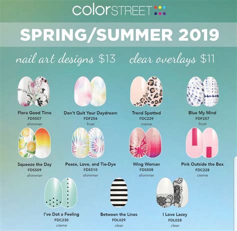 Colorstreet Designs Springsummer 2019 Collection Get Urs Today
