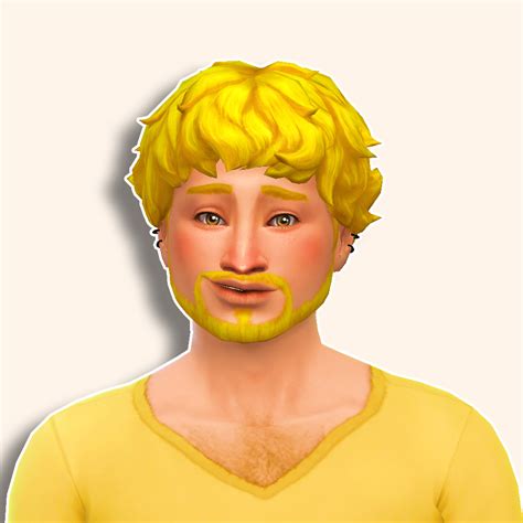My Sims 4 Blog All Mens Base Game Hair And Eyebrows And Facial Hair In